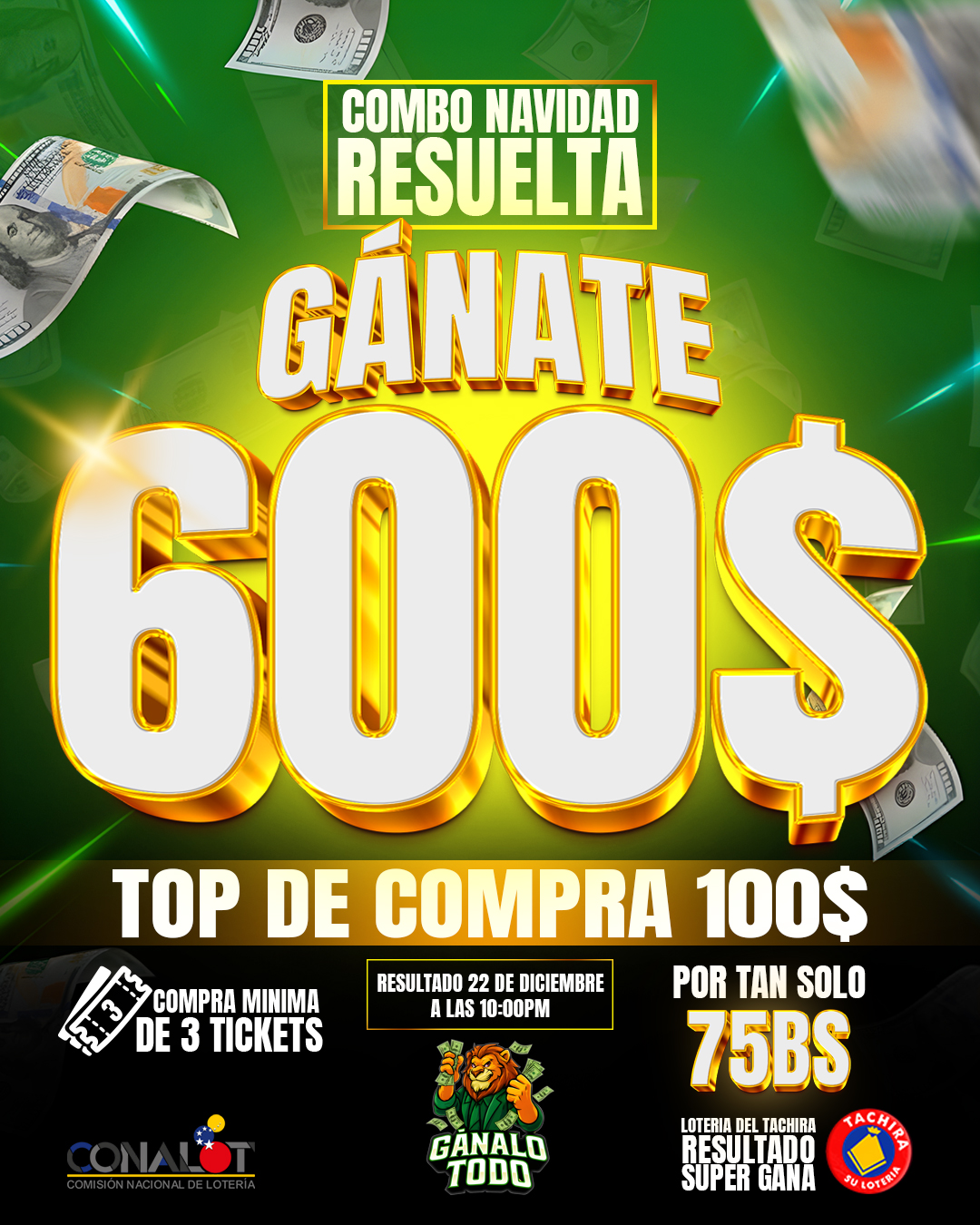 🔥 ¡COMBO NAVIDAD RESUELTA CON GÁNALO TODO! 🔥